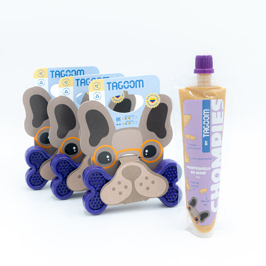 COOL DOGS KIT X3 + CHOMPIES By TAGOOM - 120 g